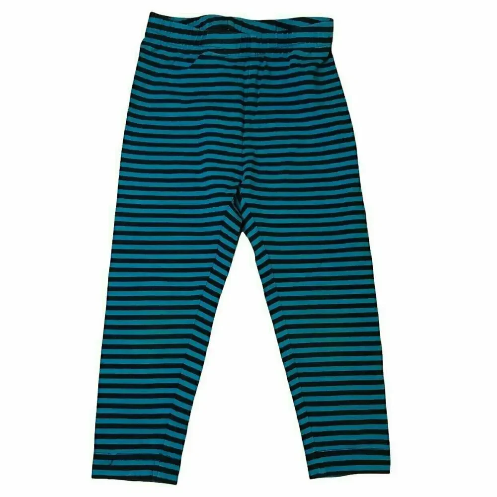 Hanna Andersson 100% Cotton Blue/Gray Dress/Leggings Set 100